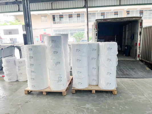 PVC Self Adhesive Sticker กระดาษม้วน SGS รับรอง PET ใส