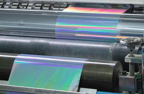 โลหะกาว ติดกันเอง โฮโลแกรฟิก ฟิล์ม รอลล์ Mylar แบบ ทนต่อรอยขีดข่วน