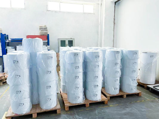 สีอัคริลิกใส สีสติกเกม แบบสติกเกอร์สติกเกอร์กระดาษม้วน สีขาวสดใส PVC