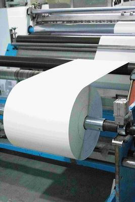 Inkjet Matte Synthetic ฉลาก Material ม้วน 25μ ความหนาของพื้นผิว