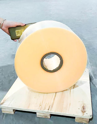 ราคาดี วัสดุการติดป้าย BOPP ที่โปร่งใส กระดาษติดตัวเอง จัมโบ รอลล์ ออนไลน์