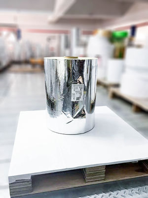 ราคาดี เหรียญสติ๊กเกอร์เบาสีเงิน BOPP แผ่นยึด Jumbo ม้วน ฉลาก ได้รับการรับรอง SGS ออนไลน์