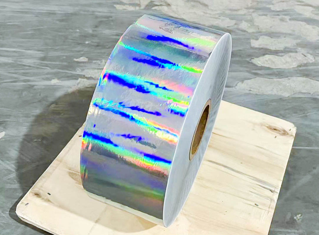 โลหะกาว ติดกันเอง โฮโลแกรฟิก ฟิล์ม รอลล์ Mylar แบบ ทนต่อรอยขีดข่วน